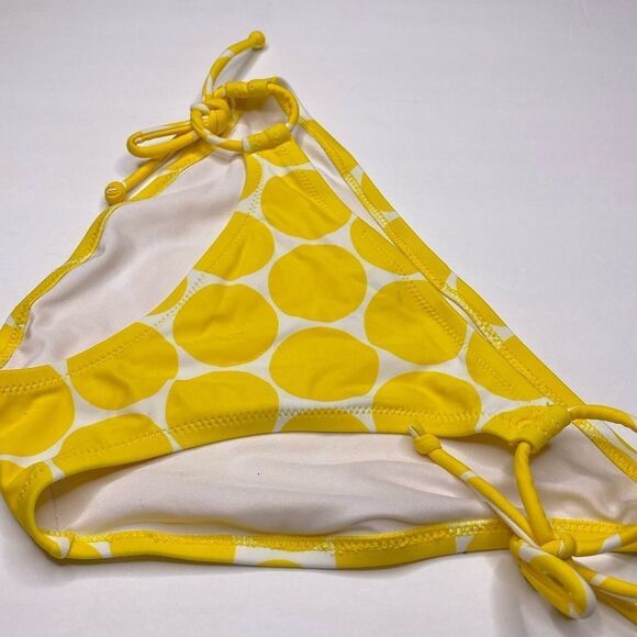 Victoria's Secret Yellow Polka Dot Bikini Bottom - Picture 2 of 6